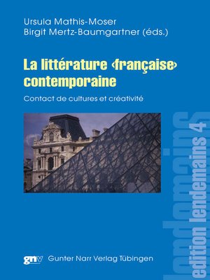 cover image of La littérature "française" contemporaine